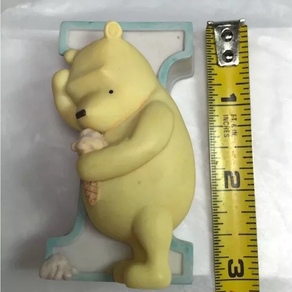 Disney Classic Winnie the Pooh Letter "I" for Ice Cream Michel & Co EUC - Picture 5 of 5